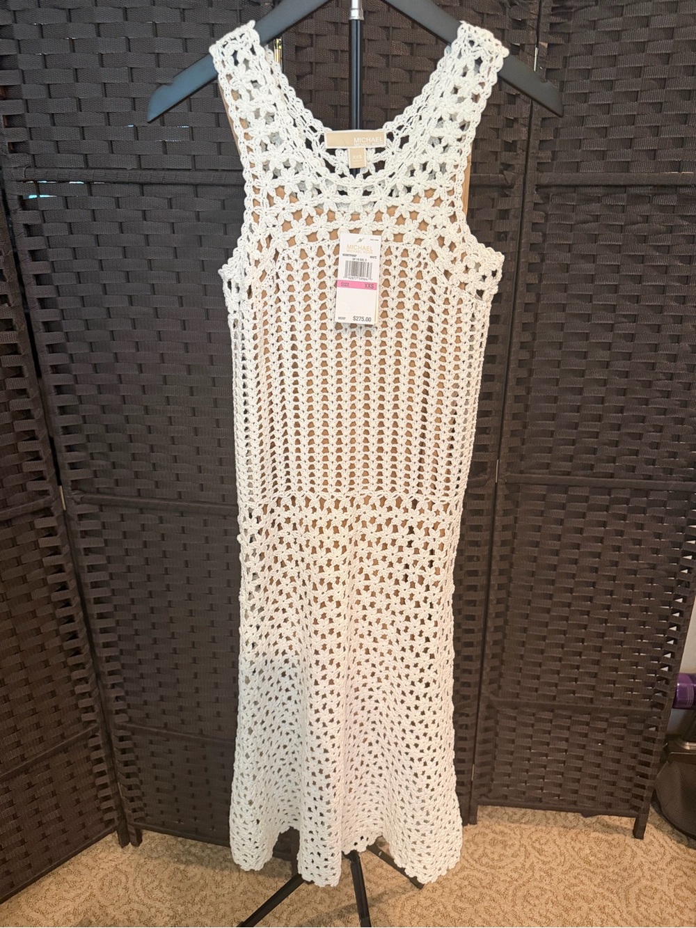 MICHAEL Michael Kors Floral Crochet Tank Dress XXS NWT!